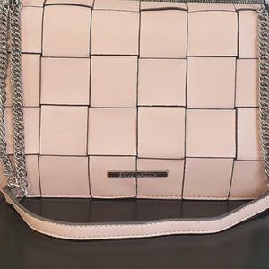 Steve Madden Blush Woven Medium size shoulder handbag, purse